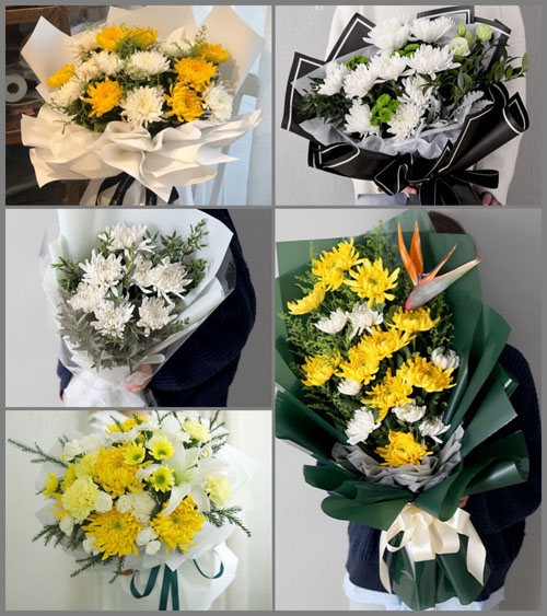 贵州黔西南州望谟县新屯街道纳包村白事花束代送